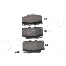 50256 JAPKO Комплект тормозных колодок, дисковый тормоз