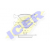 180775 ICER Комплект тормозных колодок, дисковый тормоз