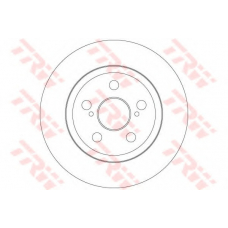 DF6331 TRW Тормозной диск