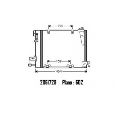2061728 ORDONEZ Конденсатор, кондиционер