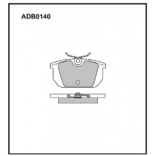 ADB0140 Allied Nippon Тормозные колодки