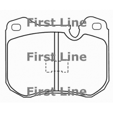 FBP1044 FIRST LINE Комплект тормозных колодок, дисковый тормоз