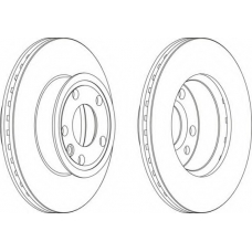 DDF427C-1 FERODO Тормозной диск