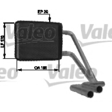 812433 VALEO Теплообменник, отопление салона