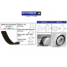 KH 55 HUTCHINSON Комплект ремня грм