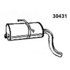 30431 MAPCO Глушитель выхлопных газов конечный