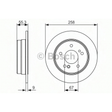 0 986 479 848 BOSCH Тормозной диск