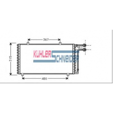 0721701 KUHLER SCHNEIDER Конденсатор, кондиционер