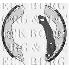 BBS6272 BORG & BECK Комплект тормозных колодок