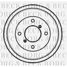 BBR7027 BORG & BECK Тормозной барабан