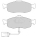 FD6475A NECTO Комплект тормозных колодок, дисковый тормоз