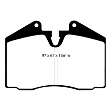 DP4612R EBC Brakes Колодки тормозные