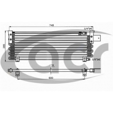 300073 ACR Конденсатор, кондиционер
