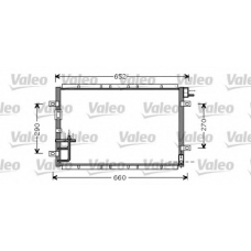 818080 VALEO Конденсатор, кондиционер