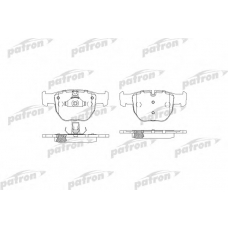 PBP1597 PATRON Комплект тормозных колодок, дисковый тормоз