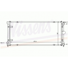 65262A NISSENS Радиатор, охлаждение двигателя