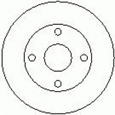 6365 10 KAWE Тормозной диск
