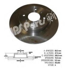 IBP-1114 IPS Parts Тормозной диск