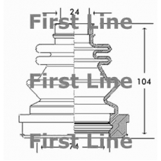 FCB2765 FIRST LINE Пыльник, приводной вал