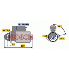 0 001 115 012 BOSCH Стартер