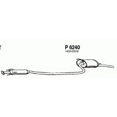 P6240 FENNO Глушитель выхлопных газов конечный