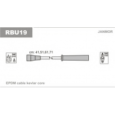 RBU19 JANMOR Комплект проводов зажигания