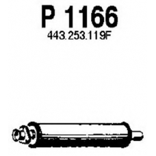 P1166 FENNO Средний глушитель выхлопных газов