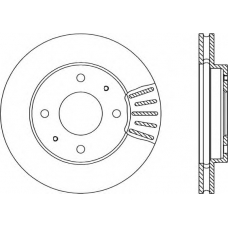 BDR1794.20 OPEN PARTS Тормозной диск