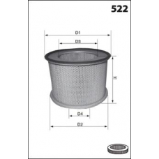 FA3292 MECAFILTER Воздушный фильтр