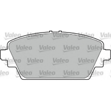 598436 VALEO Комплект тормозных колодок, дисковый тормоз