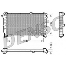 DRM20021 DENSO Радиатор, охлаждение двигателя