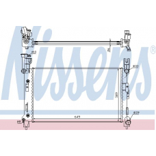 60996A NISSENS Радиатор, охлаждение двигателя