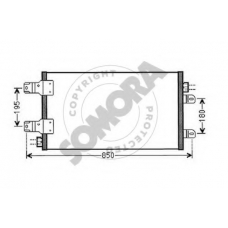 245560E SOMORA Конденсатор, кондиционер