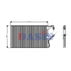 522130N AKS DASIS Конденсатор, кондиционер