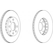 DDF1161 FERODO Тормозной диск