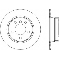 BDR2333.10 OPEN PARTS Тормозной диск