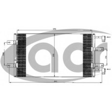 300547 ACR Конденсатор, кондиционер