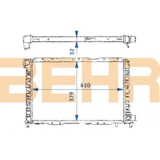 2109172 BEHR Radiator