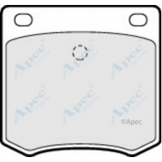 PAD330 APEC Комплект тормозных колодок, дисковый тормоз