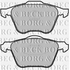 BBP1861 BORG & BECK Комплект тормозных колодок, дисковый тормоз