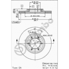 09.5499.10 BREMBO Тормозной диск