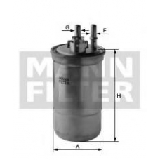 WK 853/7 MANN-FILTER Топливный фильтр