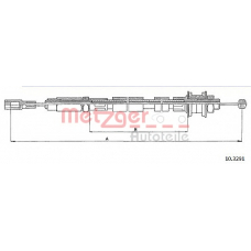 10.3291 METZGER Трос, управление сцеплением