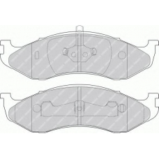 FSL1267 FERODO Комплект тормозных колодок, дисковый тормоз