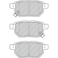 FDB4335 FERODO Комплект тормозных колодок, дисковый тормоз