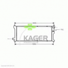 31-2689 KAGER Радиатор, охлаждение двигателя