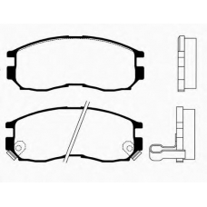 J PA-530AF JAPANPARTS Комплект тормозных колодок, дисковый тормоз