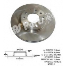 IBT-1394 IPS Parts Тормозной диск