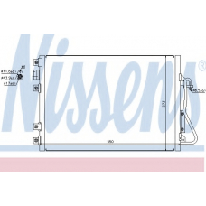 94657 NISSENS Конденсатор, кондиционер