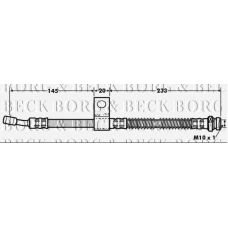 BBH7003 BORG & BECK Тормозной шланг